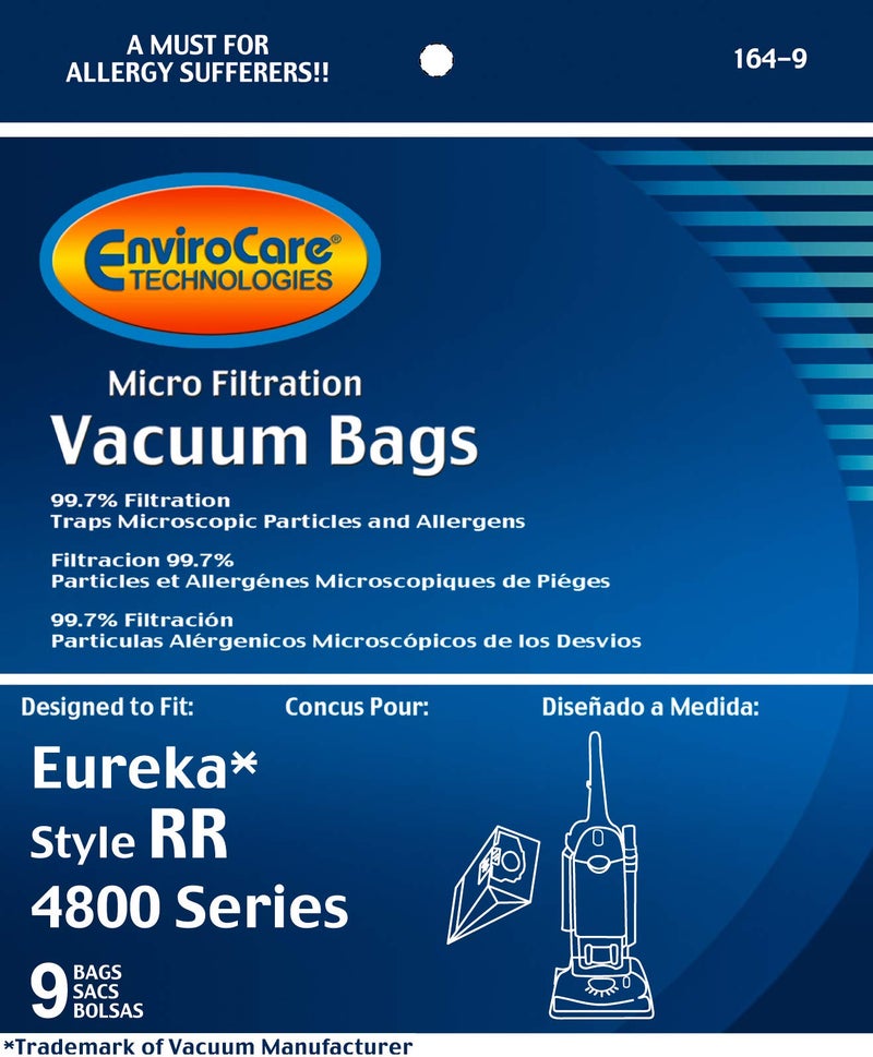 EnviroCare Replacement Vacuum Bags for Eureka RR, 61115 Boss Smart Vac 4800. 9 Pack - Image 4